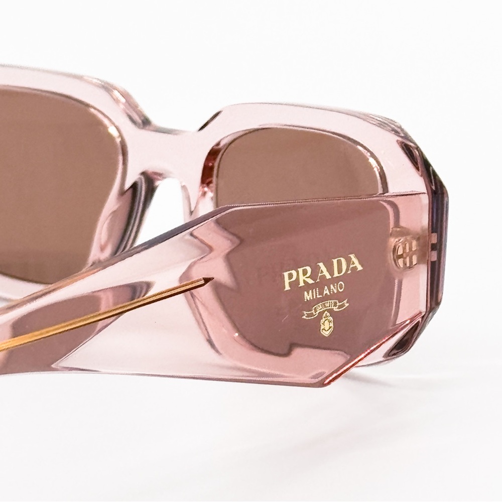 NEW PRADA SPR17W 19Q10D WOMEN SUNGLASSES PR 17WS 19Q10D PINK  PR17WS 19Q10D - Picture 7 of 10
